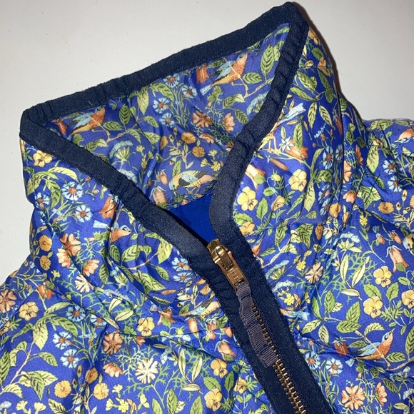 J. Crew X Liberty Fabric Excursion Quilted Down Blend Vest Catesby Floral Print - Picture 10 of 13